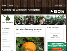 Tablet Screenshot of cocogardening.com